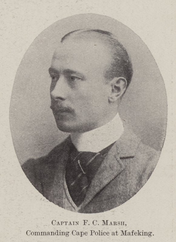 F C Marsh kapitány, a mafekingi foki rendőrség parancsnoka alkotó: English Photographer