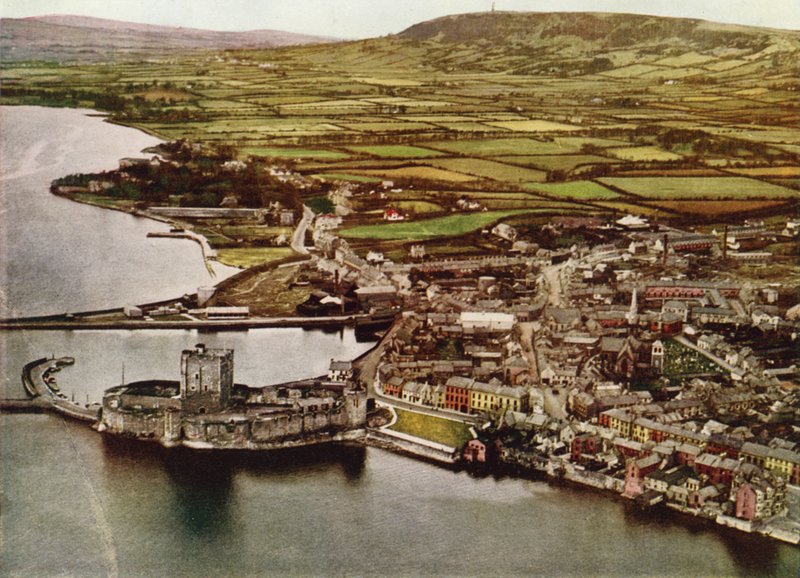 Carrickfergus kastély, Antrim megye (színes fotó) alkotó: English Photographer