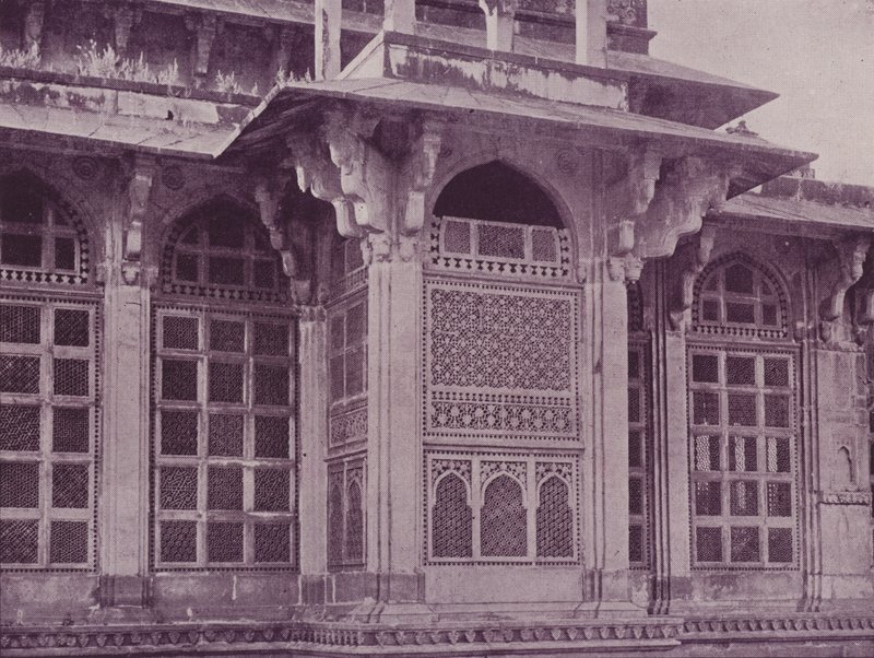 Faragott hálóablak, Gwalior alkotó: English Photographer