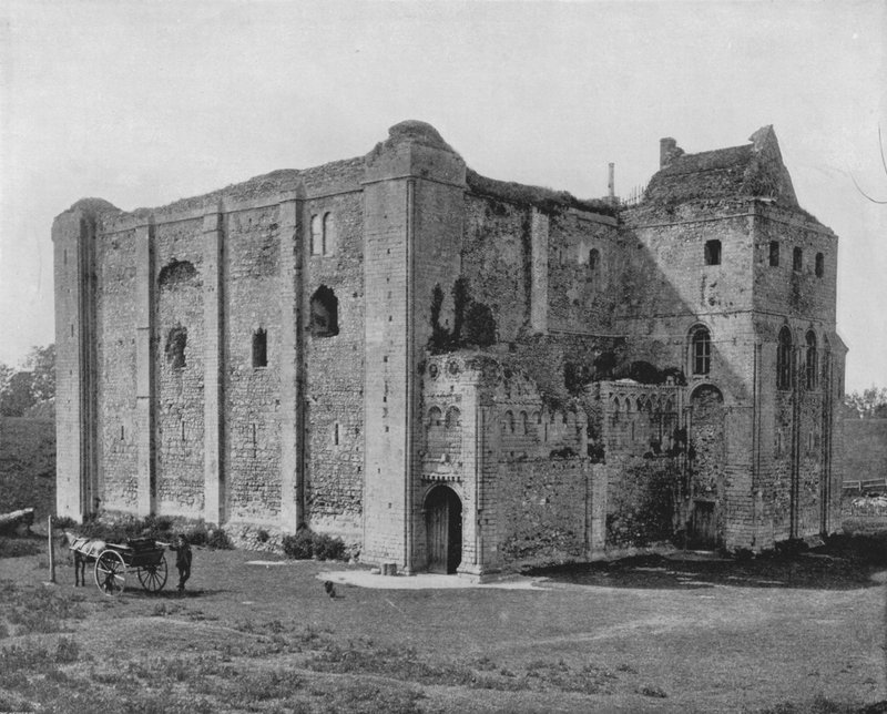 Castle Rising (f/w fotó) alkotó: English Photographer