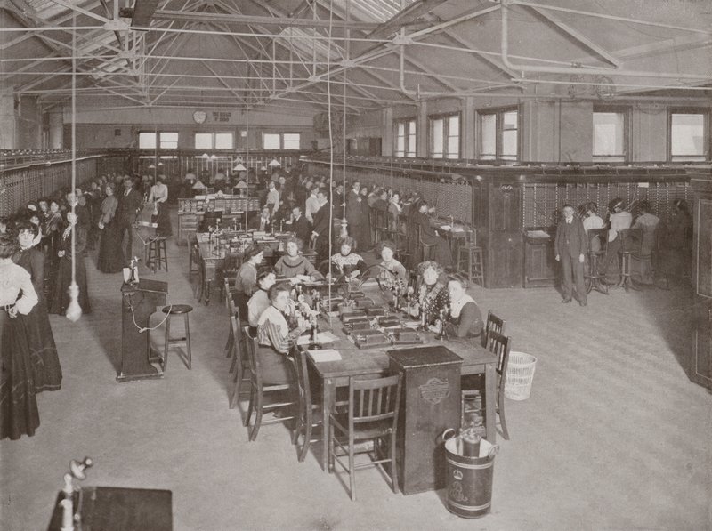 Central London Post Office Phone Exchange, Carter Lane, East Central alkotó: English Photographer
