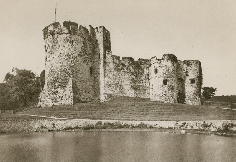 Chepstow kastély, a várárokból alkotó: English Photographer