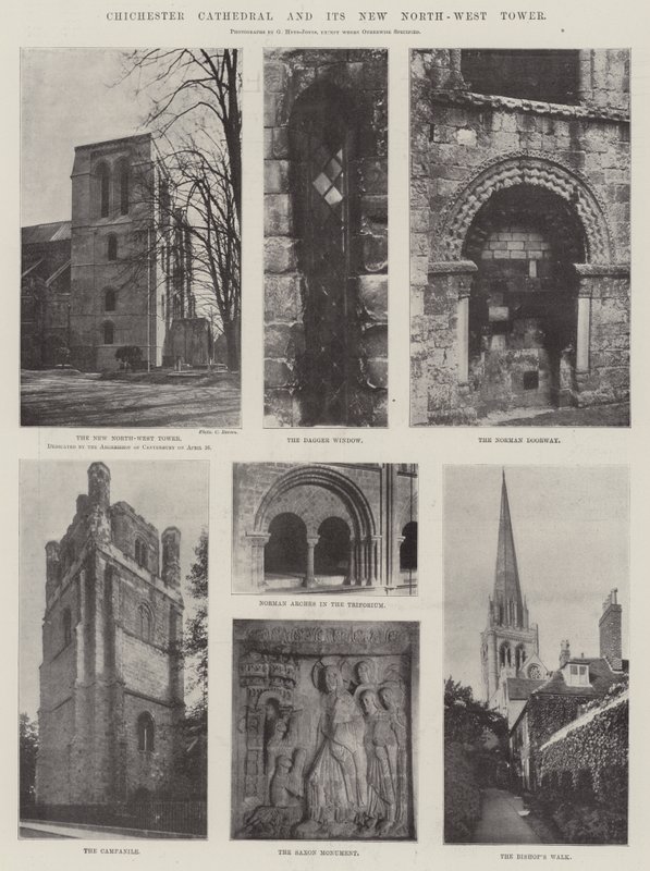 Chichester katedrálisa és új északnyugati tornya alkotó: English Photographer