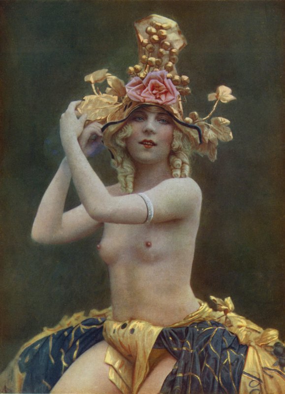 Chrysis, táncos a Folies Bergere-ben, Párizsban (fotó) alkotó: English Photographer
