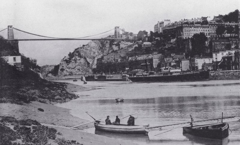 Clifton and Suspension Bridge (f/w fotó) alkotó: English Photographer