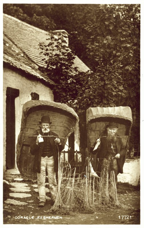 Coracle halászok (f/w fotó) alkotó: English Photographer