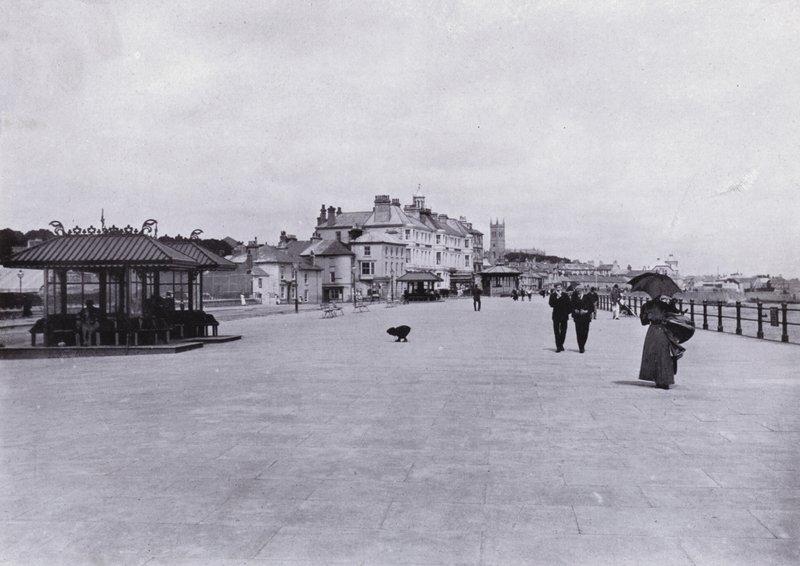 Cornwall: The Promenade, Penzance (f/w fotó) alkotó: English Photographer
