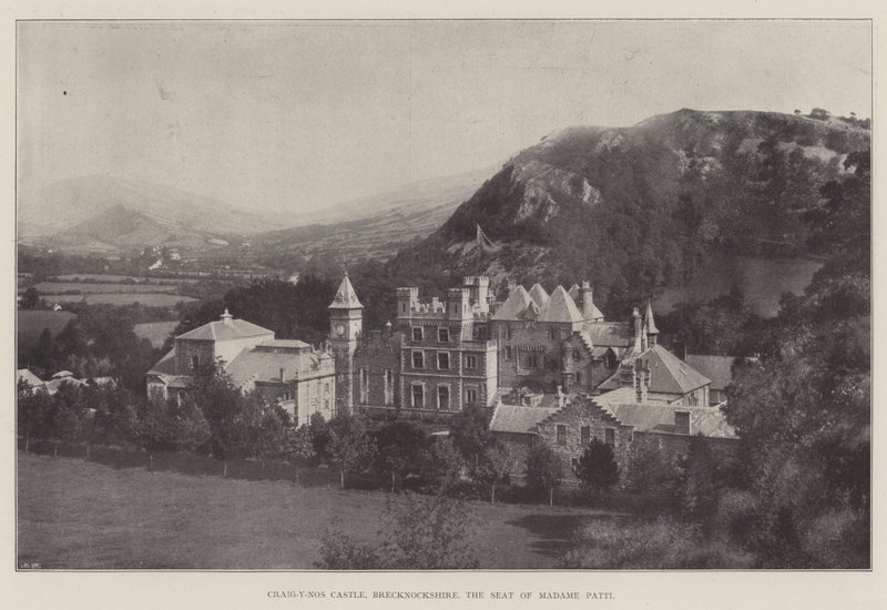 Craig-y-Nos kastély, Brecknockshire, Madame Patti székhelye alkotó: English Photographer