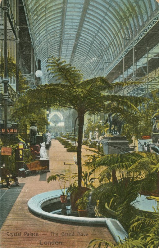 Crystal Palace, The Grand Nave, London alkotó: English Photographer