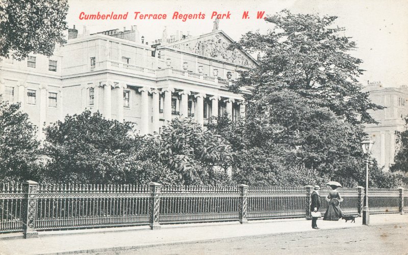 Cumberland terasz a Regents Parkban alkotó: English Photographer