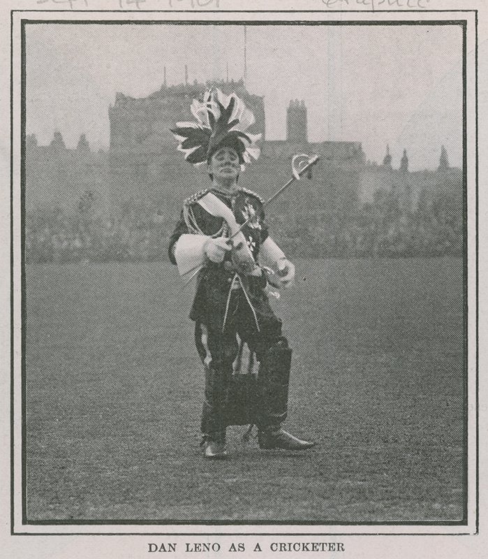 Dan Leno krikettjátékosként alkotó: English Photographer