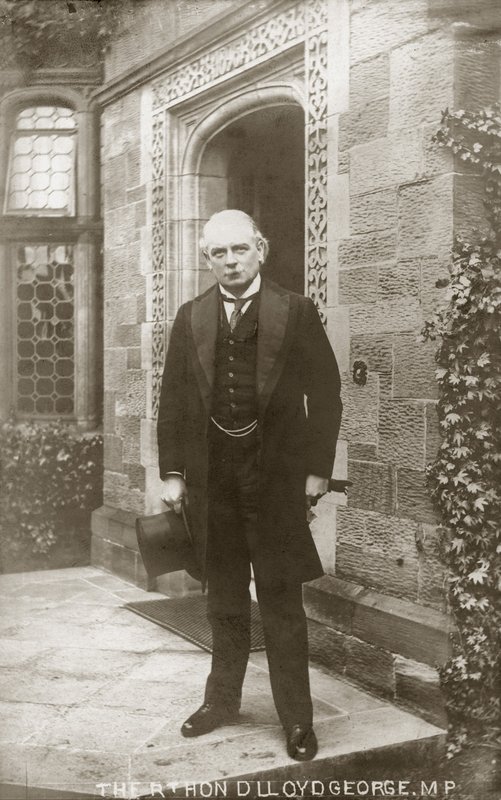 David Lloyd George, walesi liberális politikus (f/w fotó) alkotó: English Photographer