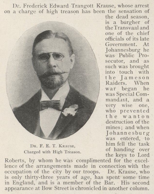 Dr. F E T Krause, hazaárulás vádjával alkotó: English Photographer