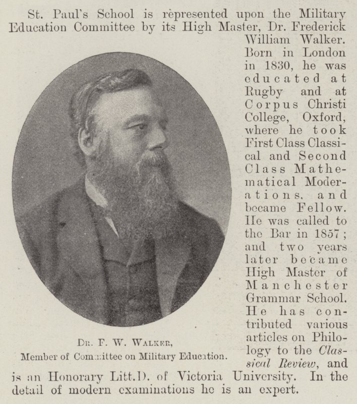 Dr. F W Walker, a Katonai Oktatási Bizottság tagja alkotó: English Photographer