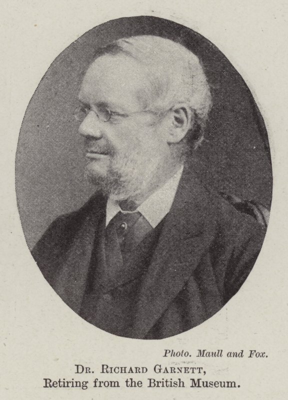Dr. Richard Garnett, nyugdíjba vonulva a British Museumból alkotó: English Photographer