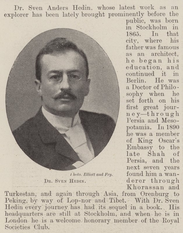 Dr. Sven Hedin alkotó: English Photographer