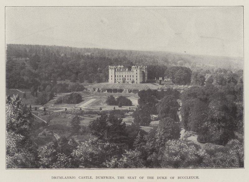 Drumlanrig kastély, Dumfries, Buccleuch hercegének székhelye alkotó: English Photographer
