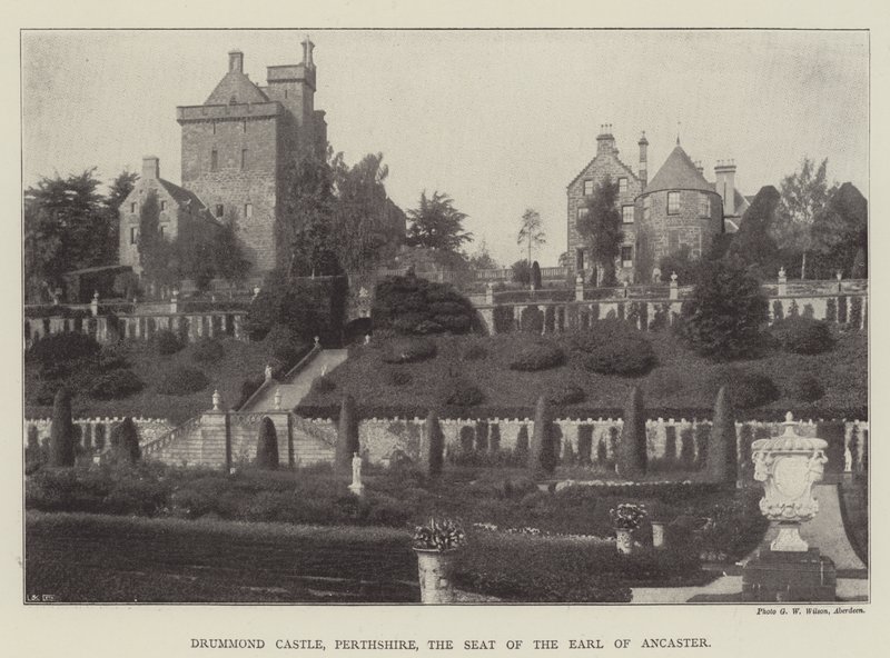Drummond kastély, Perthshire, Ancaster grófjának székhelye alkotó: English Photographer