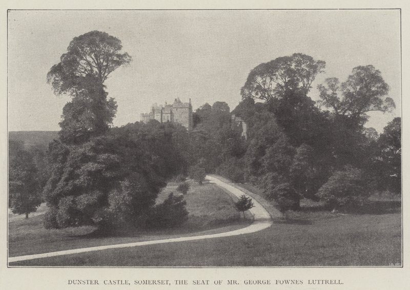 Dunster kastély, Somerset, George Fownes Luttrell székhelye alkotó: English Photographer