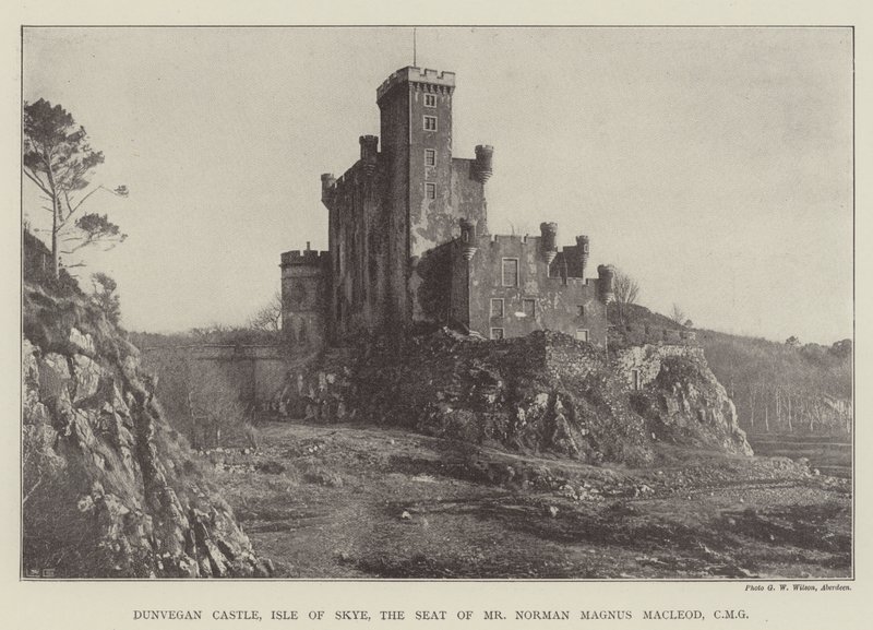 Dunvegan kastély, Skye szigete, Norman Magnus Macleod székhelye, CMG alkotó: English Photographer