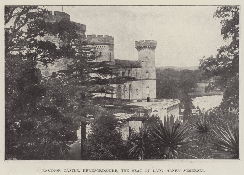 Eastnor kastély, Herefordshire, Lady Henry Somerset székhelye alkotó: English Photographer