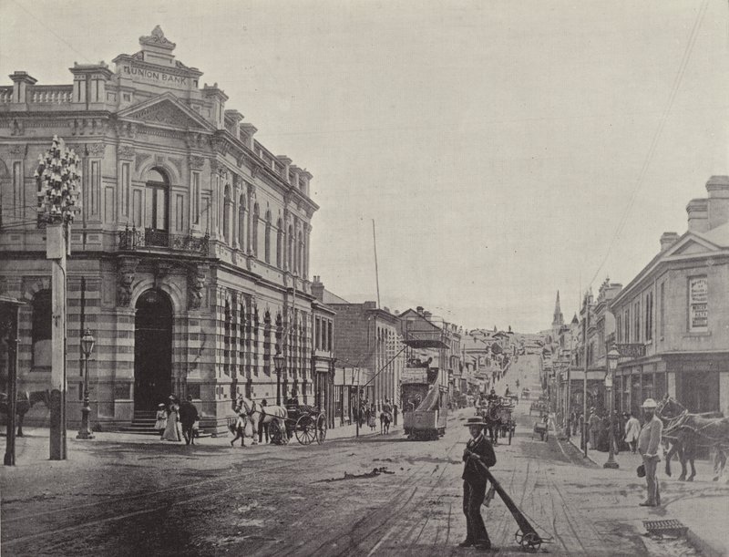 Elizabeth Street, Hobart alkotó: English Photographer
