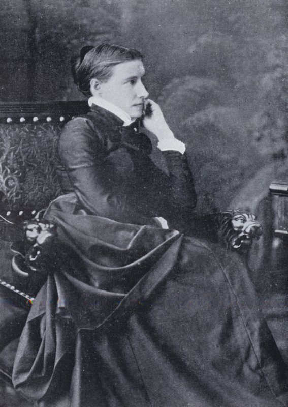 Elizabeth Stuart Phelps Ward (f/w fotó) alkotó: English Photographer