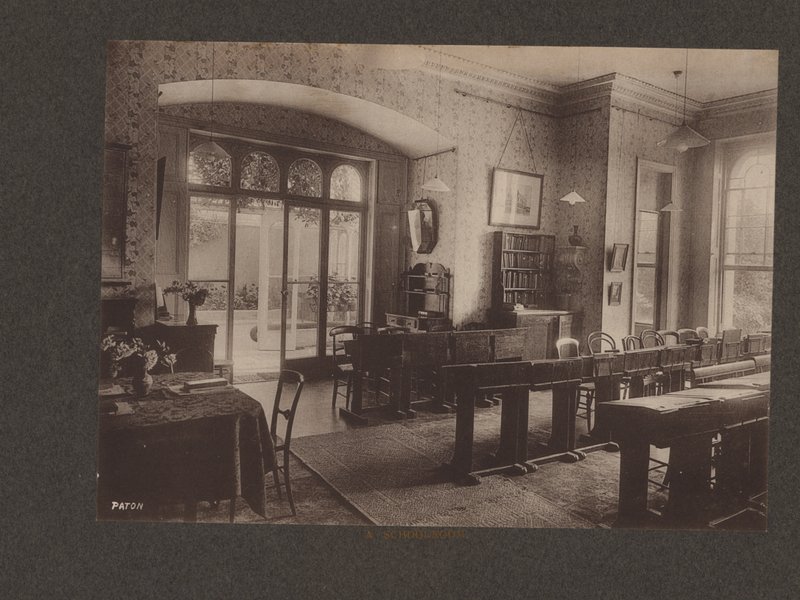 Elmshurst leányiskola, East Finchley, London, 1910 körül (fekete-fehér fotó) alkotó: English Photographer