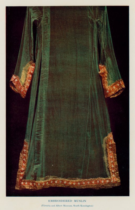 Hímzett muszlin, Victoria and Albert Museum, South Kensington (fotó) alkotó: English Photographer