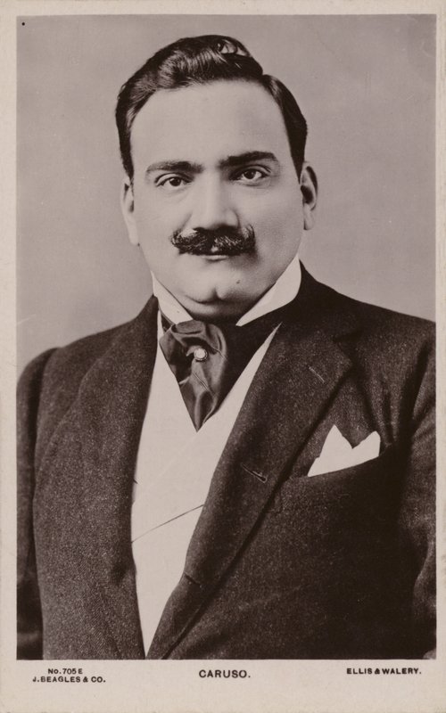 Enrico Caruso, olasz tenor (1873-1921) alkotó: English Photographer
