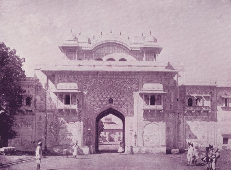 Bejárat Maharajahs Palace, Jeypore alkotó: English Photographer