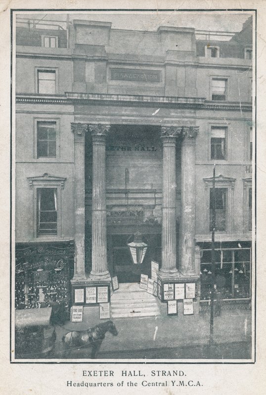 Exeter Hall, Strand, a Central YMCA központja alkotó: English Photographer