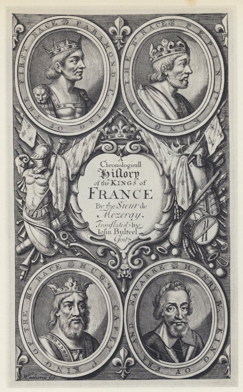 F Eudes de Mezeray, A Chronologicall History of the Kings of France, Tr J Bulteel, T N for T Basset, stb. 1683 (fekete-fehér fotó) alkotó: English Photographer