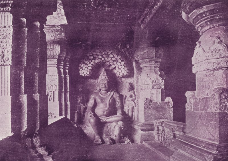 Indra figurája, Ellora-barlangok alkotó: English Photographer