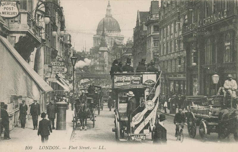 Fleet Street, London alkotó: English Photographer
