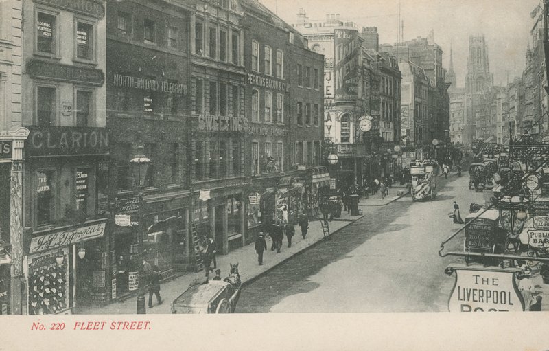 Fleet Street, London alkotó: English Photographer