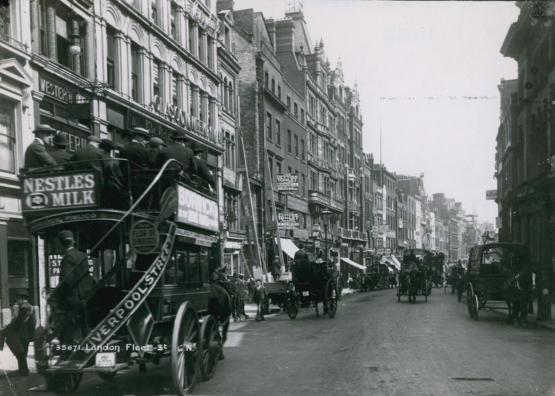Fleet Street, London alkotó: English Photographer