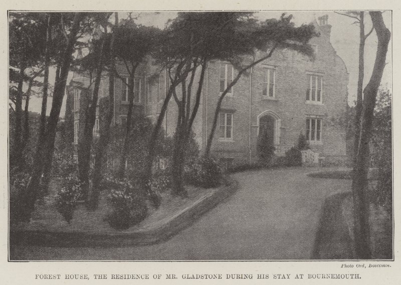 Forest House, Mr Gladstone rezidenciája Bournemouth-i tartózkodása alatt alkotó: English Photographer