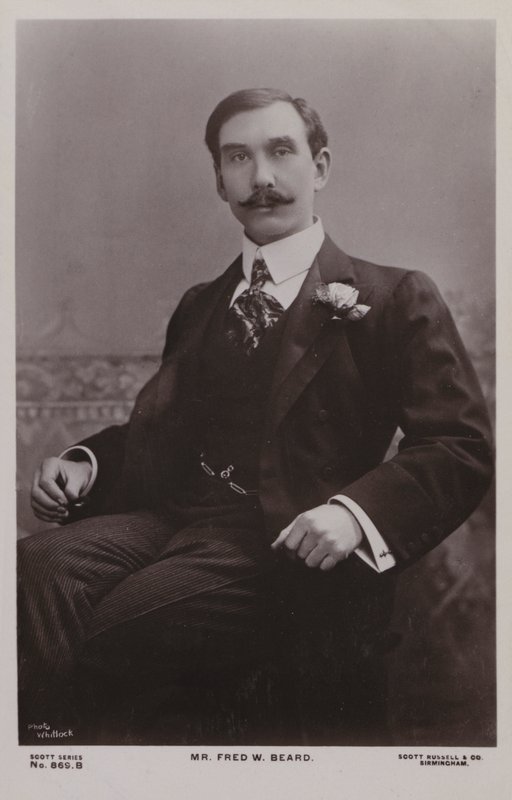 Fred W Beard brit zenész alkotó: English Photographer