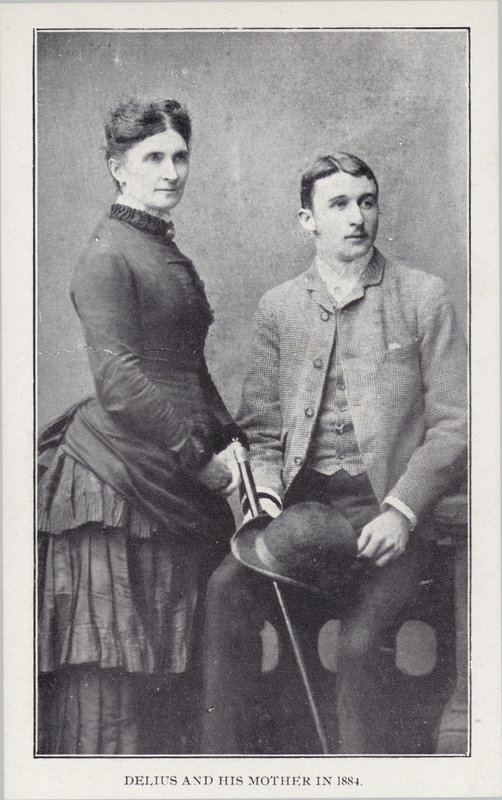 Frederick Delius és édesanyja 1884-ben alkotó: English Photographer