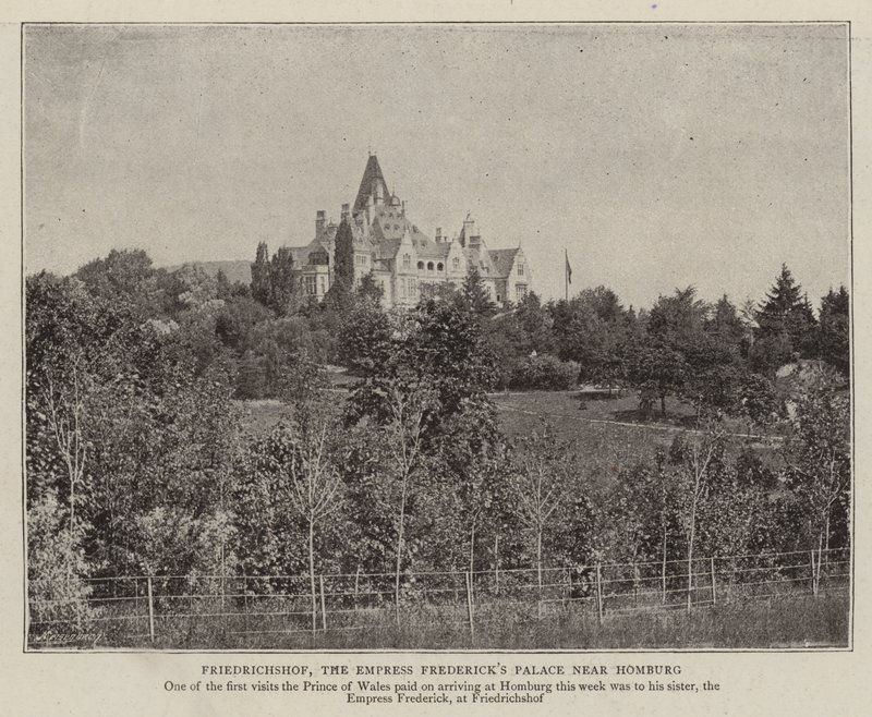 Friedrichshof, a Frigyes császárné palota Homburg közelében alkotó: English Photographer