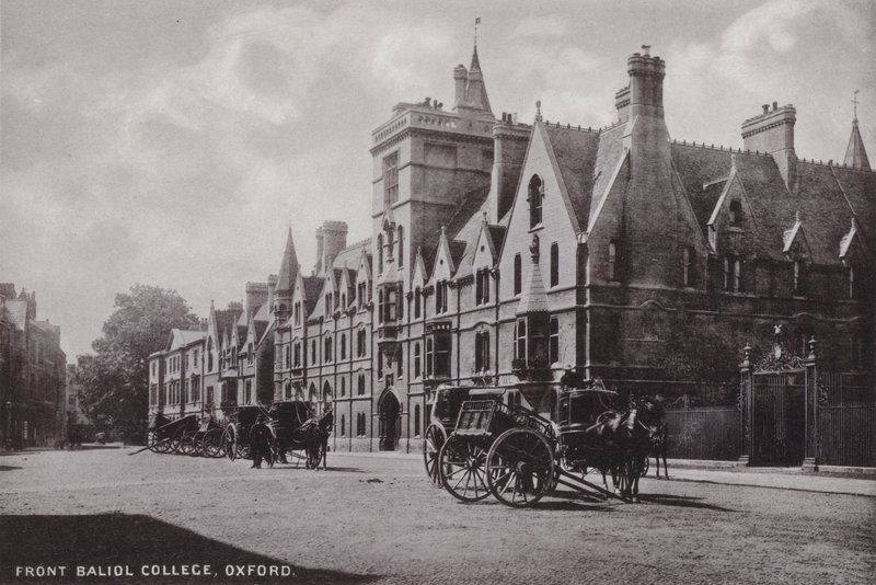 Front Balliol College, Oxford alkotó: English Photographer