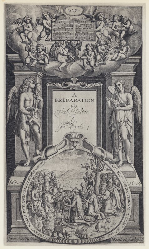 G Wither, Előkészület a zsoltárhoz, N Okes 1619 (f/w fotó) alkotó: English Photographer