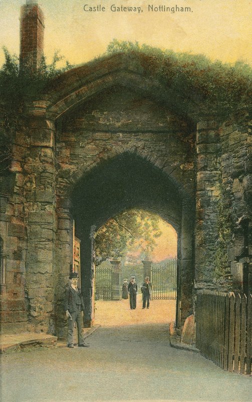 Gateway, Nottingham Castle (színes fotó) alkotó: English Photographer