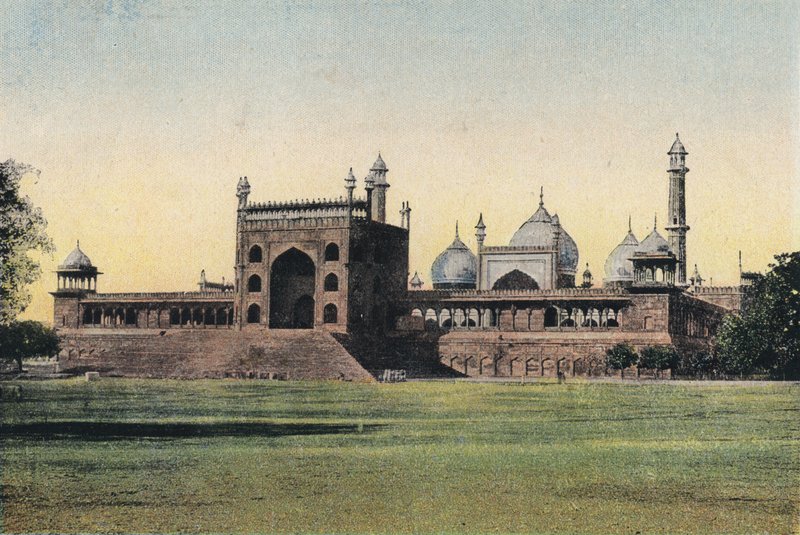 A "Nagy Mecset" átjárója, Delhi alkotó: English Photographer