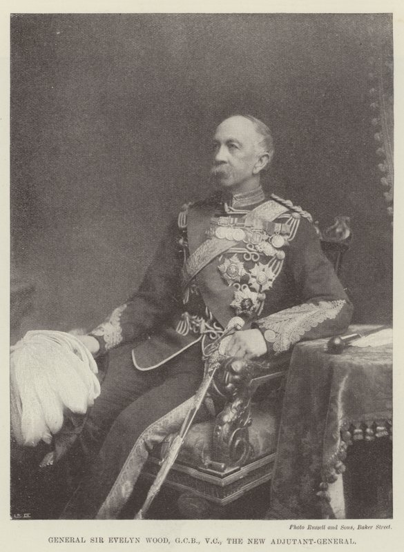 Sir Evelyn Wood tábornok, GCB, VC, az új vezérhelyettes alkotó: English Photographer