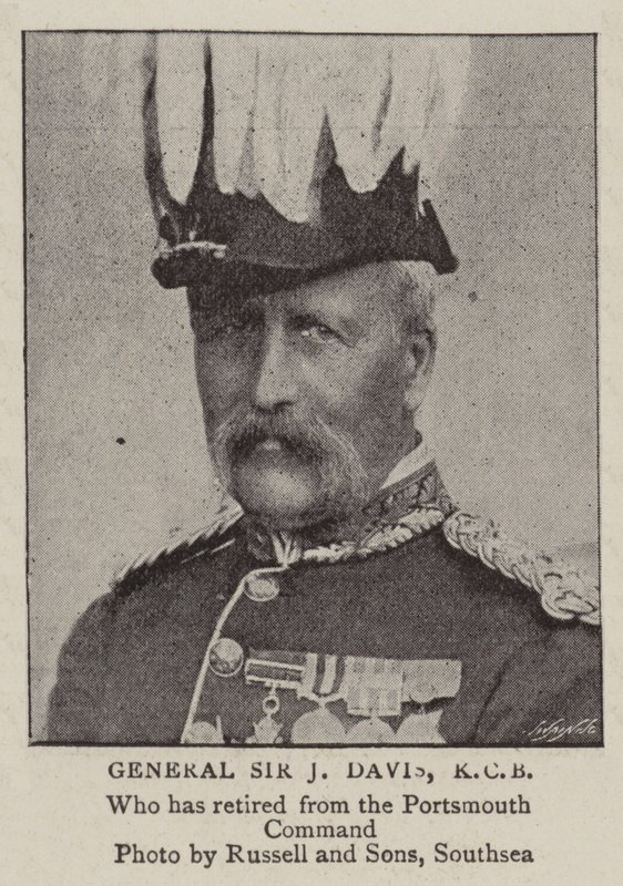Sir J Davis tábornok, KCB alkotó: English Photographer