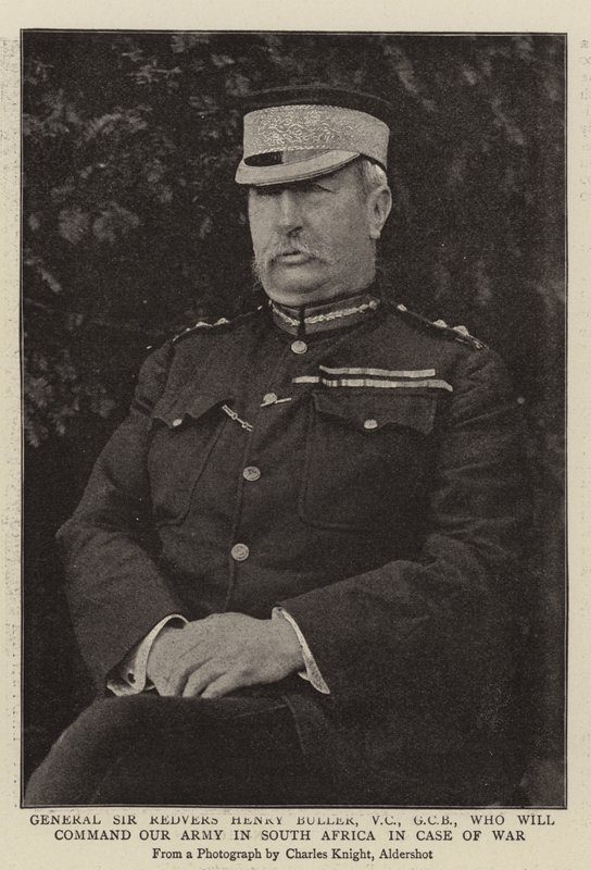 Sir Redvers Henry Buller tábornok, VC, GCB, aki háború esetén hadseregünk parancsnoka lesz Dél-Afrikában alkotó: English Photographer