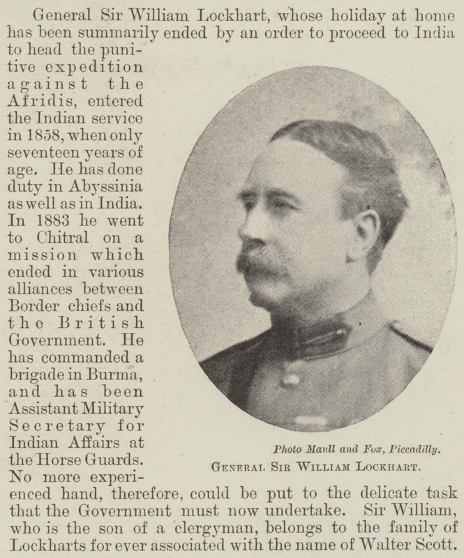 Sir William Lockhart tábornok alkotó: English Photographer