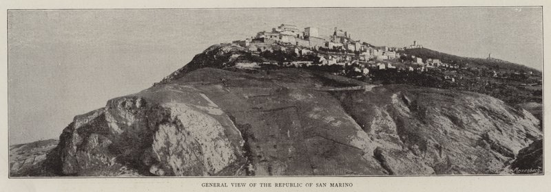 A San Marino Köztársaság általános képe alkotó: English Photographer